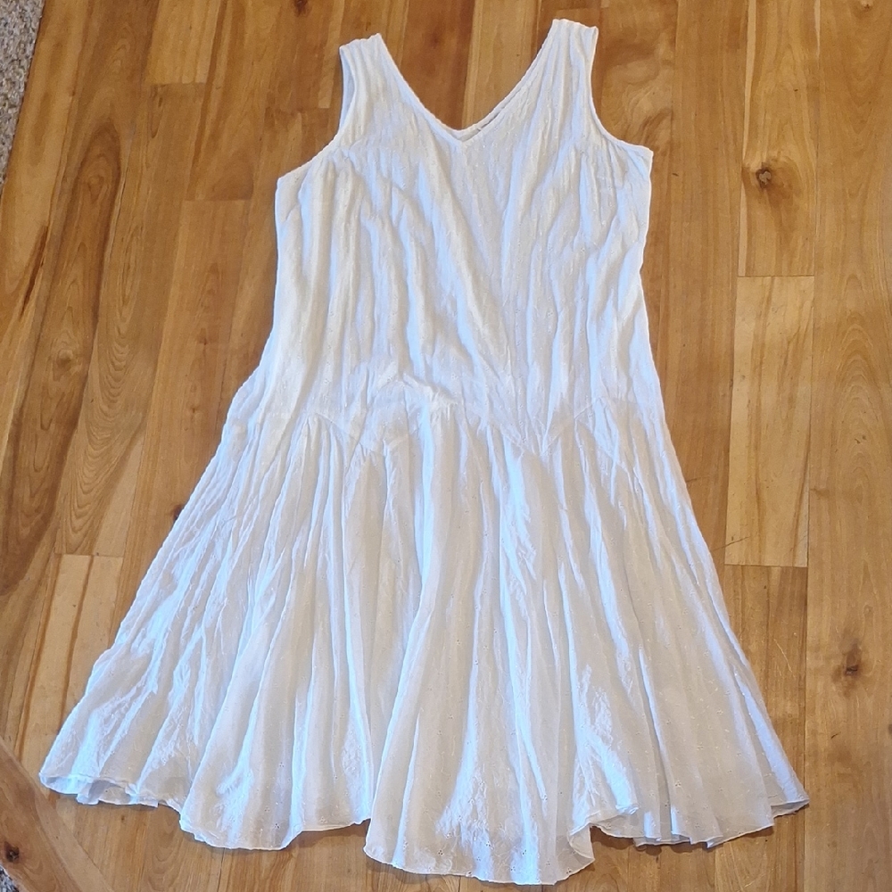 Monroe & Main Cotton Eyeley Sleeveless Dress Size XL Whimsical Fairycore - Picture 9 of 15